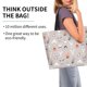 thumbnail image 2 of Fotbe Various Rabbits Bolsa Tote Estética de Lona con Estampado para Mujer - Bolsa Reutilizable de Hombro Casual para Vacaciones, Compras, Trabajo y Gimnasio, 2 of 8