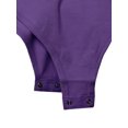 thumbnail image 5 of A2Y Women's Fashion Basic Premium Cotton Racerback Tank Body Suit Purple S, 5 of 5
