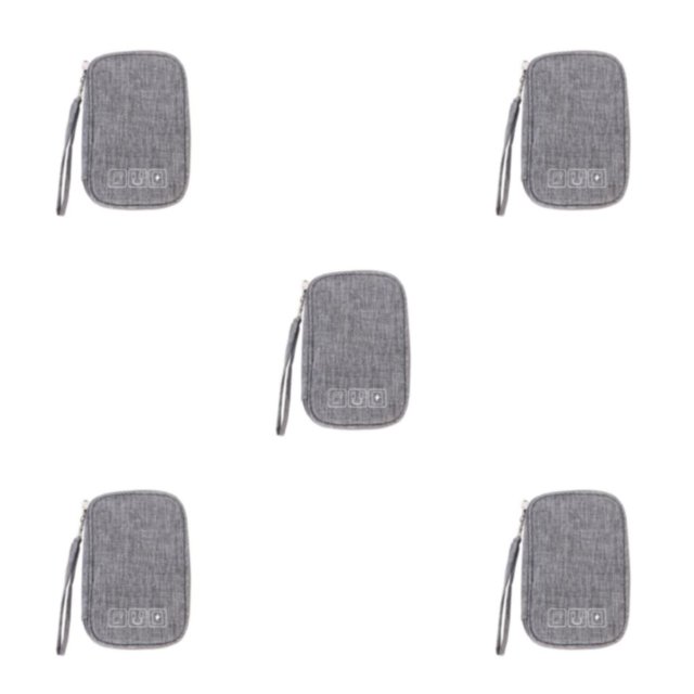 Advancent Estuche de almacenamiento duradero de tela hecho para resistir el desgaste diario Estuche organizador que ahorra espacio gris Type2 NO2