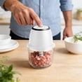 thumbnail image 4 of Garlic Chopper Vegetable Food Chopper Food Processor Portable Rechargeable Cordless Chopper For Onion Meat & Fruits, 4 of 4
