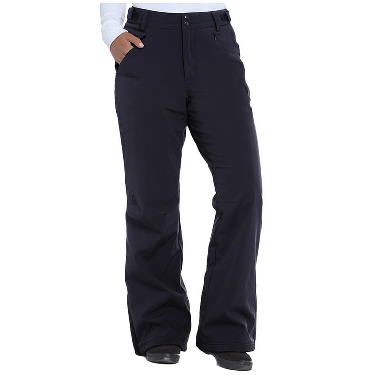 Gerry Ladies Size X-Small Fleece Lined Stretch Snow Pants, Black