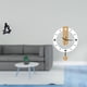 thumbnail image 2 of Figura de escritorio,Escultura abstracta de pensador para decoración de oficina y hogar.,Reloj de pared,Reloj de pared decorativo para baño y dormitorio.,Reloj de pared redondo silencioso y, 2 of 8