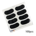 thumbnail image 1 of Sonducket 100 hojas de pegatinas deportivas para los ojos, autoadhesivas, Color negro, fútbol, ​​Rugby, Hockey, pegatina para la cara, Deportes y aire libre, 1 of 6