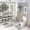 style-603, variant on 4 Piece Shower Curtain Sets Bathroom Sets with Curtain Rug Toilet Cover And U Shaped Mat Funny Donkey Waterproof Shower Curtain Funny Donkey Gifts for Bathroom Decor Set