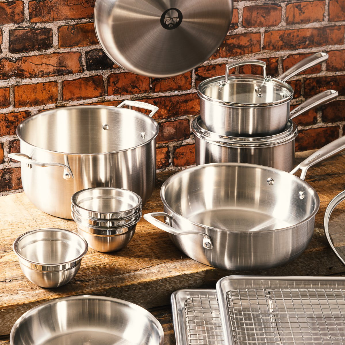 Babish Cookware Set, Essential, 12 Pieces