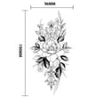 thumbnail image 2 of Piezas / Lote 3D Realista Flor Grande Tatuajes Temporales para Mujeres Arte Corporal Brazo Geométrico Tatuaje Pegatinas Adultos Falso Impermeable Tatoo Piernas Boceto Sexy Chica Melocotón Lirio MFZFUKR CPB-US-HPP125-4, 2 of 6