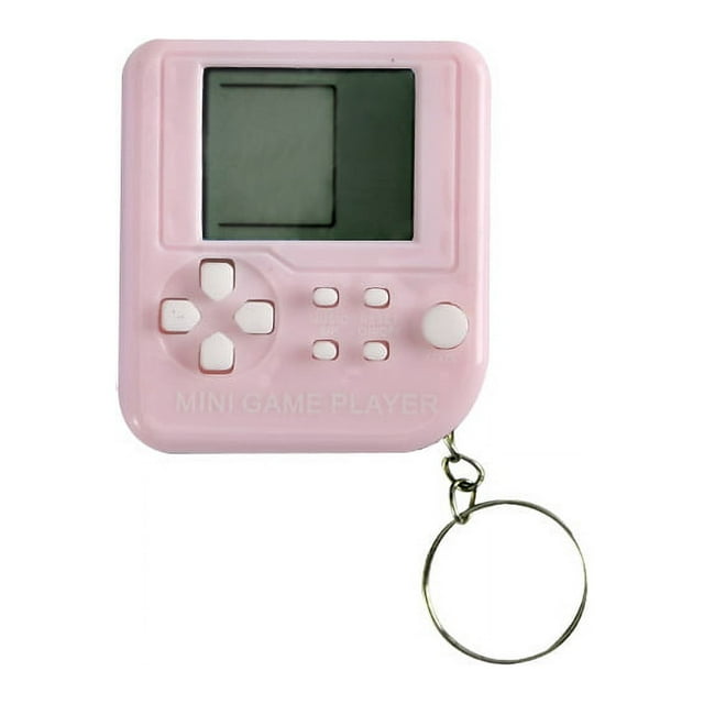 Mini jugador de juego llavero llavero bloques máquina de juego bloques Retro Mini consola de juegos llavero máquina de juego portátil ANGGREK Otros