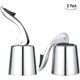 thumbnail image 2 of Set of 2 Champagne Stoppers, Reusable Stainless Steel Wine Bottle Stopper for Champagne Red Wine Wine Collection, 2 of 5