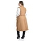 thumbnail image 3 of Chaleco largo con cinto Roman Fashion /Tallas Extras, 3018 (Cafe) cafe 40, 3 of 5