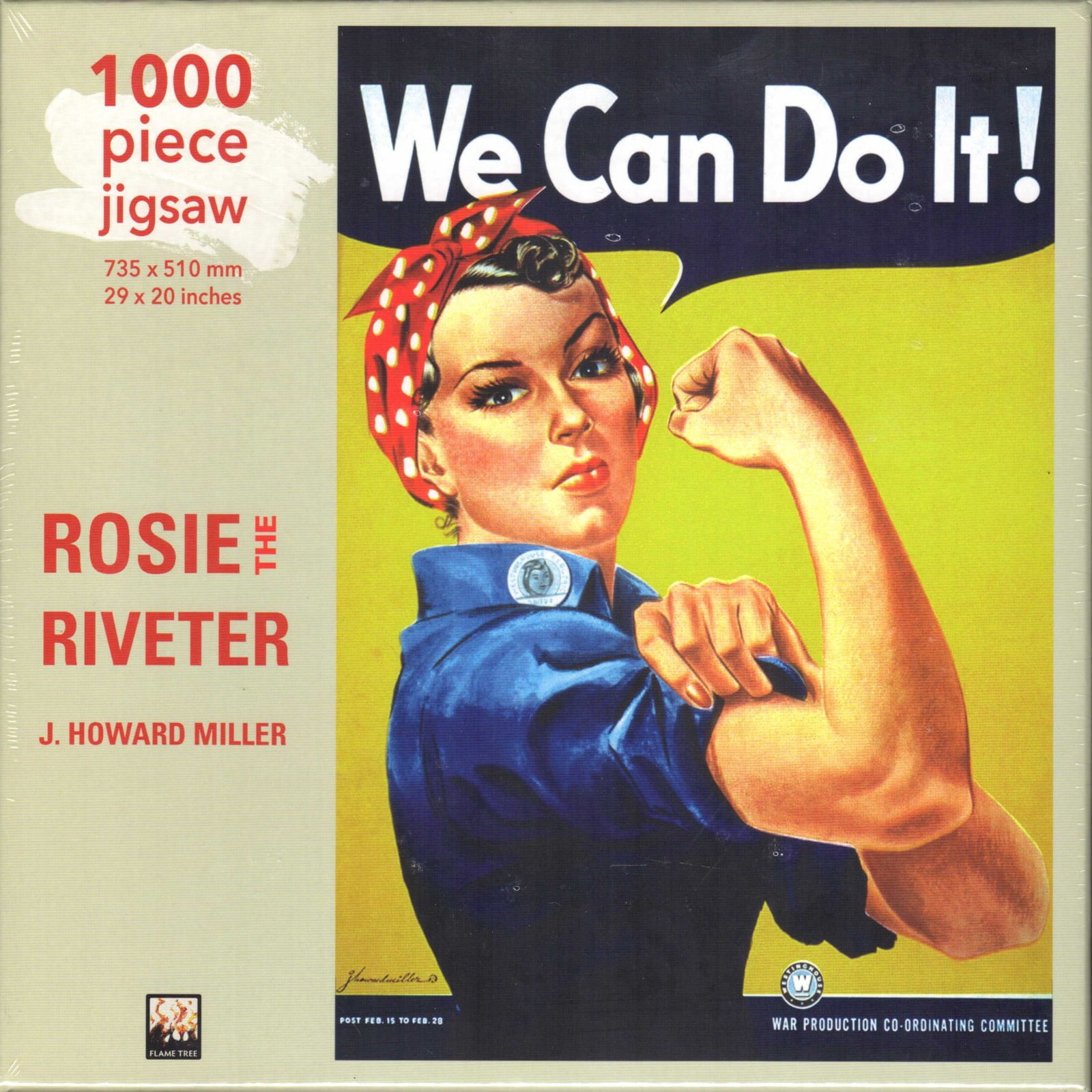Puzzle 1000 pièces : Smithsonian Rosie the riveter - Aquarius - Rue des