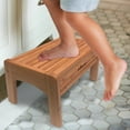 thumbnail image 2 of Growing Up Green Bamboo Step Stool, Brown, Single Step, 2 of 10