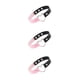 thumbnail image 1 of Sonducket Collar colorido Regalo dulce Gargantillas de cuero de estilo japonés Suministros para niñas Gargantilla de corazón de diseño simple negro + rosa 3Conjunto, 1 of 6