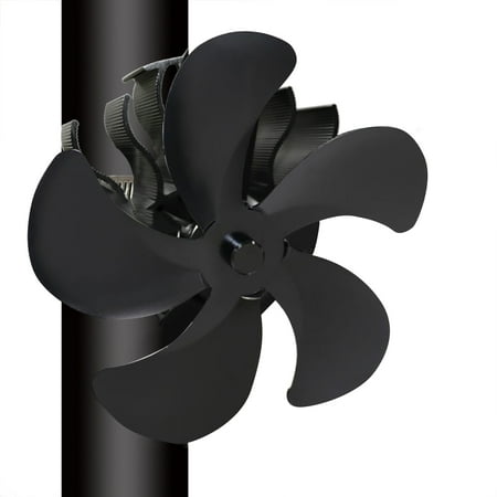 

Fireplace Fan 5 Blades Silent Stove Fan for Large Air Volume