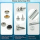 thumbnail image 5 of Kit de Broches de Lona,40 Juegos de Sujetadores a PresióN para Cubiertas de Barcos de Marino Kit de Broches de PresióN Acero Inoxidable para Muebles de Cubiertas de Barcos, 5 of 5
