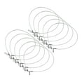thumbnail image 2 of Mosiee Fluorocarbon Fishing Leader 20Lb-80Lb Invisible Fluorocarbon Leaders With Twists And Snap Fluorocarbon Leaders Line 12Pcs Parts, 2 of 8