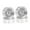 Silver, variant on 4 Pieces RC Car Wheel Tire Rims Larger Diameter Aluminum Alloy for SCX24 TRX4M 1/24 1/18 Models