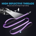 thumbnail image 7 of BAAPET Two Handle Dog Leash, Dual Soft Padded Handles with Traffic Control Handle Leash for Small Medium or Large Dogs (3/4'' x 5 FT, Purple), 7 of 7
