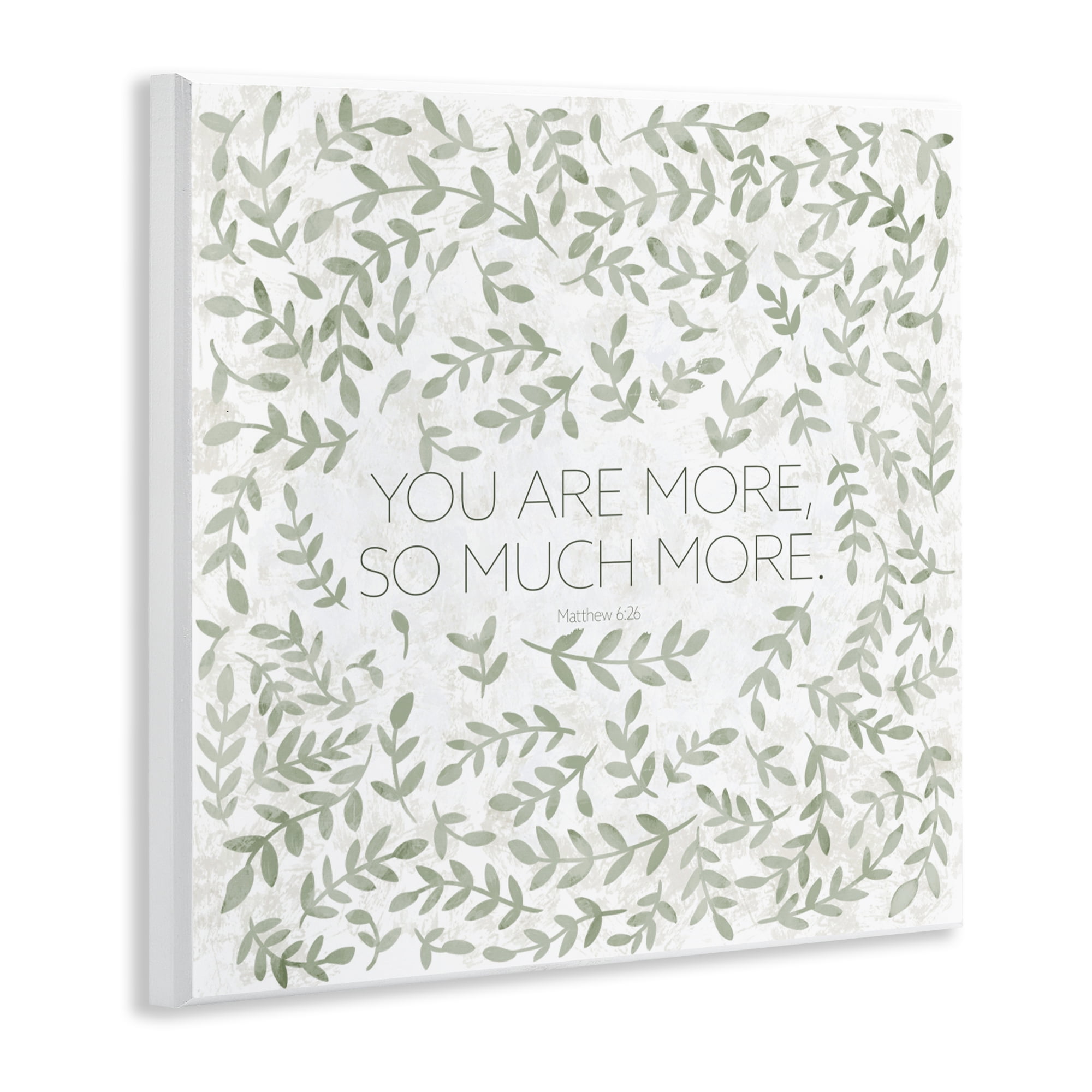 Stupell Industries Curved Ivy Sprigs Proverb Wall Plaque Art, design by SD Graphics Studio