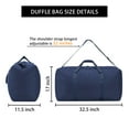 thumbnail image 5 of iFARADAY Extra Large Duffel Bag 32.5 inch Lightweight Luggage for Travel(Navy Blue), 5 of 7