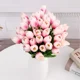 thumbnail image 3 of 10 piezas de flores de tulipán artificiales, ramo de tulipanes de espuma de PE, flores falsas para decoración de ceremonias de boda, ramo decorativo para el jardín del hogar, 3 of 5
