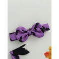 thumbnail image 5 of Cenuakty Baby Girl Halloween Clothes Bat Print Summer Mesh Romper Dress and Stretch Headband 2 Piece Outfits, 5 of 9