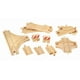thumbnail image 2 of Vías de tren de madera BRIO World 33307 Advanced, juego de 11 piezas, 2 of 4