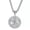 Silver, variant on MATROOY Mens Stainless Steel Rotatable Hip Hop Money Dollar Sign Pendant Necklace-Gold