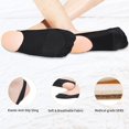 thumbnail image 2 of 1 Pair Sock-Style Ball of Foot Cushions for Women, Forefoot Cushion Pads Metatarsal Pads for Women High Heel, Black, 2 of 8