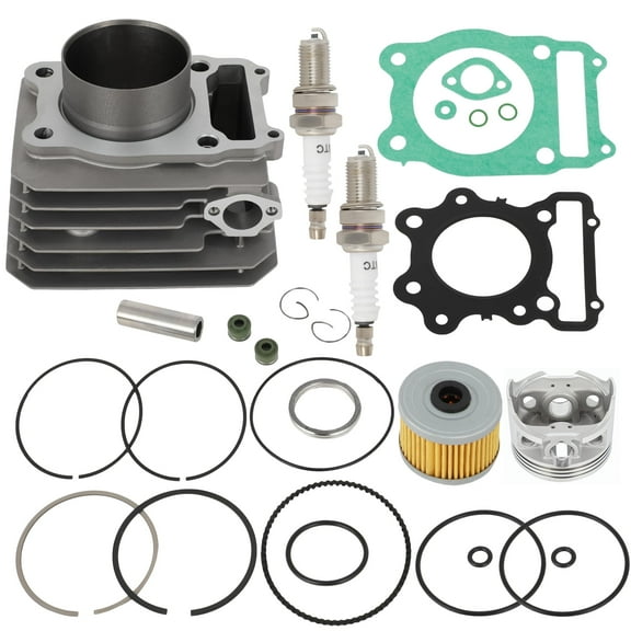 cciyu Top End Rebuild Kit Cylinder Piston Rings and Gasket Replacement fit 1988-2000 For Honda FourTrax 300 TRX300FW Cylinder Head