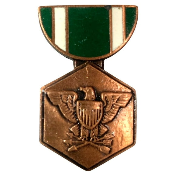 U.S. Navy & Marine Corps Commendation - Lapel / Hat Pin 1-1/8"H x 3/4"W