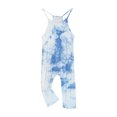 thumbnail image 6 of Odeerbi Kids Girls Summer Jumpsuit Tie-dye Bib Overalls Casual Sleeveless Rompers Long Pants with Pockets 5-14 Years Blue, 6 of 6
