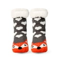 thumbnail image 2 of Penkiiy Floor Socks for Men Women Christmas Gifts Casual Winter Warm Cotton Plush Thicker Anti-slip Floor Socks Knit Soft Socks Orange Socks, 2 of 2
