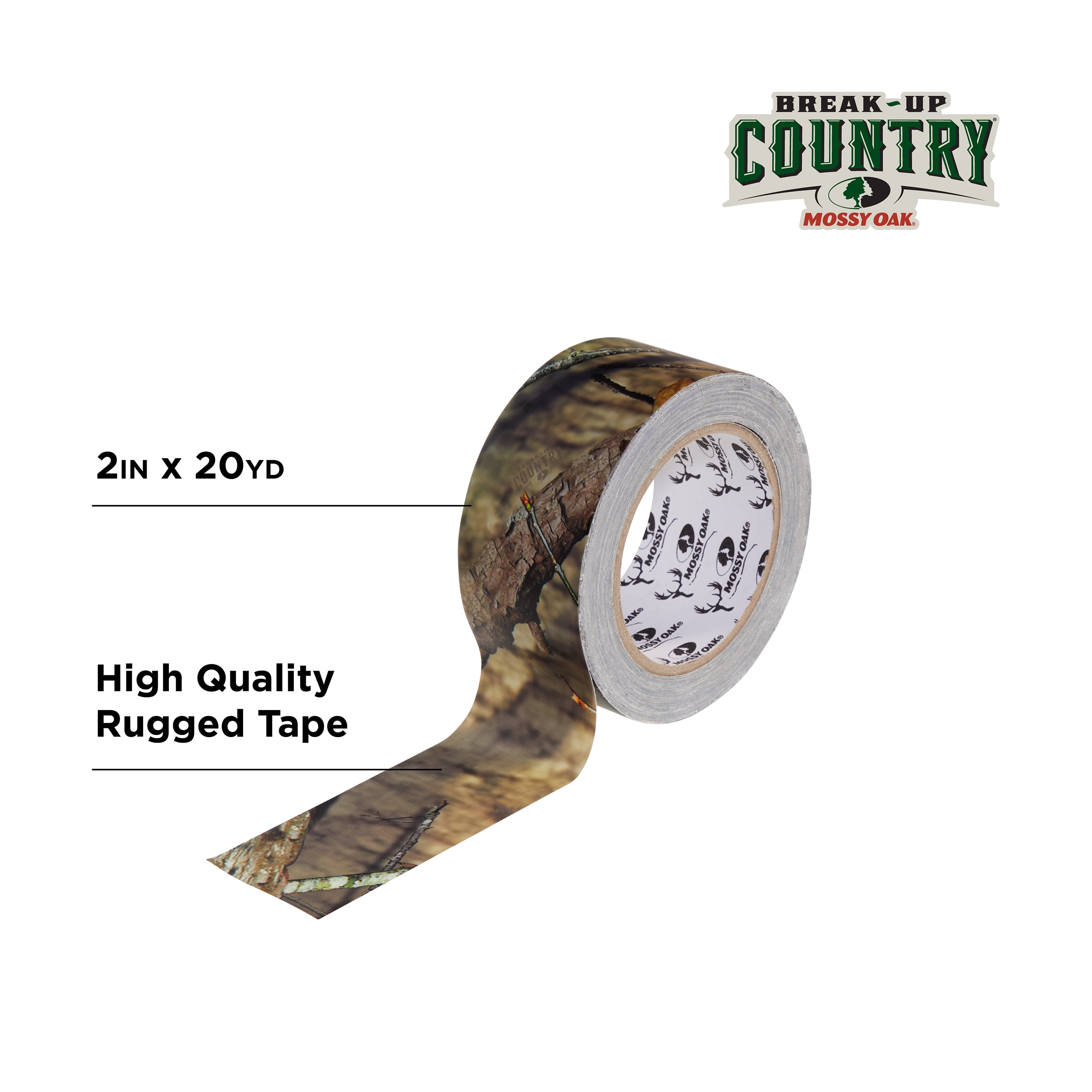 Allen Company Mossy Oak Camo Duct Tape - 20 Yard Roll 2 Inch Wide - Mossy Oak Break-Up Country