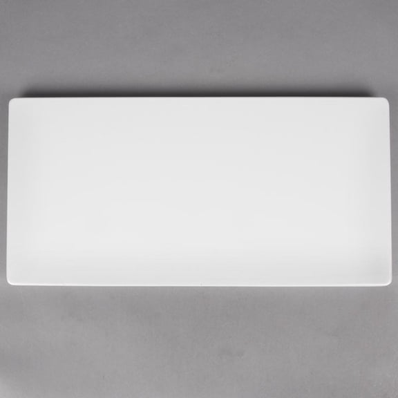 American Metalcraft MEL189 Endurance 18 1/4" x 9" Flat Melamine Platter