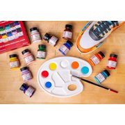 Angelus Acrylic Leather Paint, Sellers Kit, Flexible Paint For Shoes, Sneakers, Leather, Canvas, Furniture, and More - 12 Colors (1 oz Each)