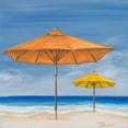 thumbnail image 2 of Hakimipour, Tiffany 26x26 Gold Ornate Wood Framed with Double Matting Museum Art Print Titled - Coastal Scene I, 2 of 4
