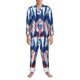 thumbnail image 3 of Balery Cute Gnomes in USA Pijama para Hombre de Dos Piezas con Manga Larga, Conjunto de Dormir y Descanso Suave con Bolsillos-Small, 3 of 7