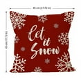 thumbnail image 3 of sruoe Christmas Pillow Cover, Christmas Pillow Case, 17x17 in Soft Flax Christmas Pillow Cover, Christmas Pillow Sham for Christmas Decoration, Decor Car Bed Sofa, 3 of 6