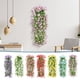 thumbnail image 1 of Tapiz de pared de enredadera de flor de rosa artificial | Guirnalda de flores falsas de plástico de 85 cm con hojas decorativas | Decoración de techo o sala de estar | Fácil instalación | Arreglo, 1 of 7