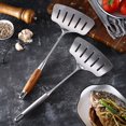thumbnail image 2 of ENJOYW Kitchen Non-slip Stainless Steel Fish Frying Spatula Leaky Shovel Steak Cookware Frying Shovel, 2 of 6