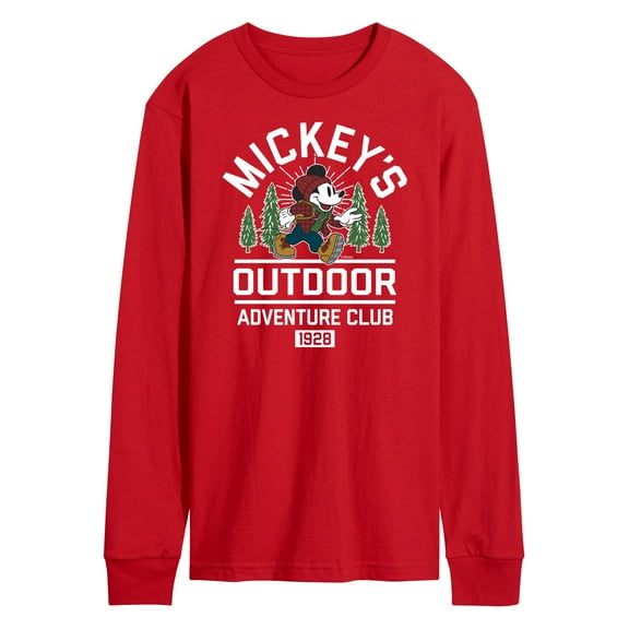 Mickey & Friends - Mickeys Outdoor Adventure Club - Men's Long Sleeve T-Shirt