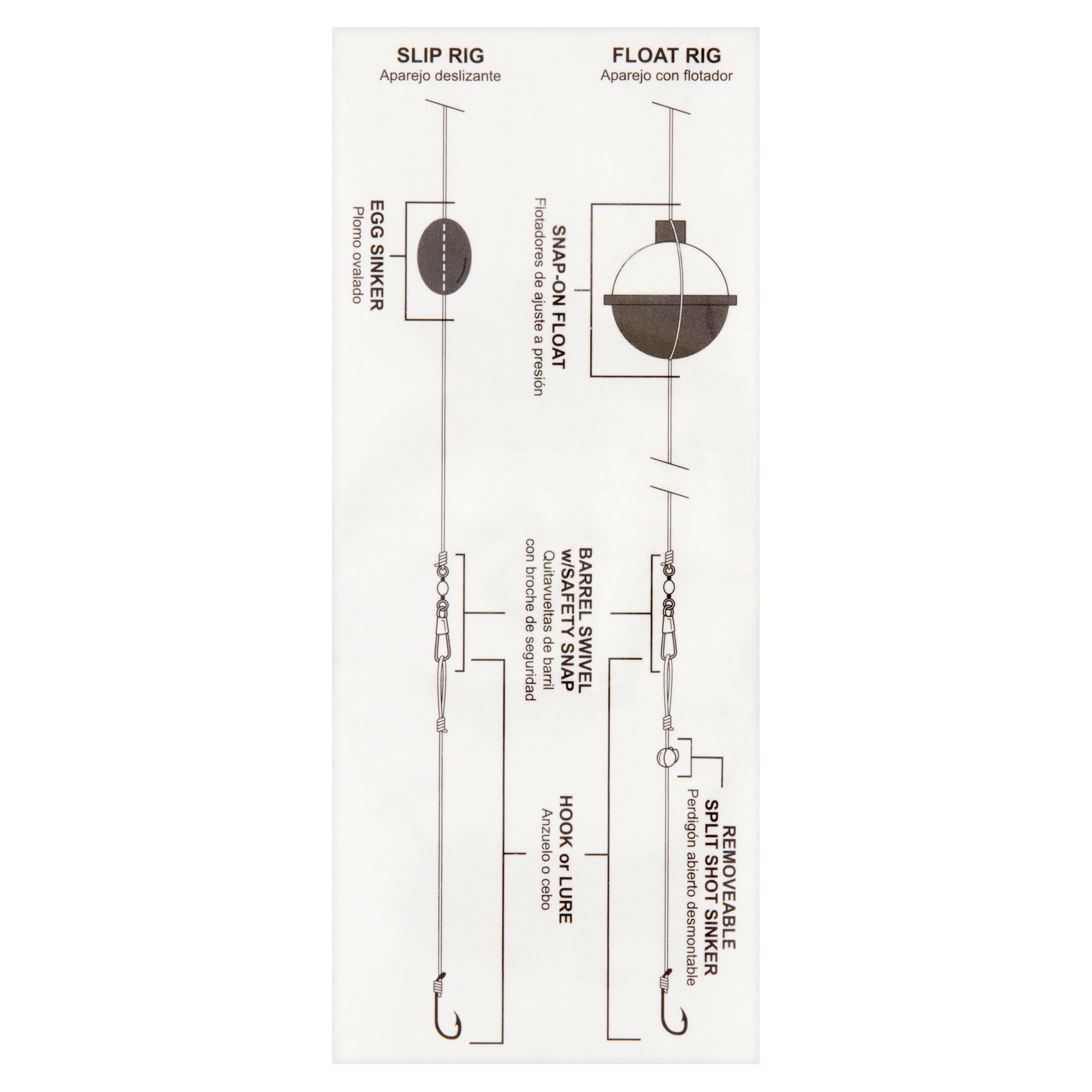Eagle Claw 422NWH-1/0 Snells Nylawire Hooks, Size 1/0