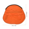 thumbnail image 2 of Cubierta de casco de soldadura Uxcell, cubierta de cabeza extendida de algodón FR, accesorios para casco de soldadura con sello de ajuste a presión para la mayoría de los cascos de soldadura, Naranja, 2 of 6