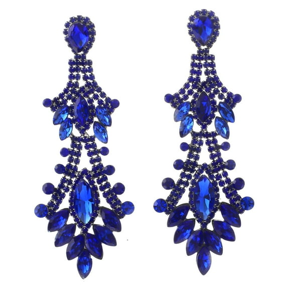 Crystal Rhinestone Drop Earrings