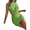 Green, variant on EASYBRA Women Knotted Crop Top and Mini Skirt Set Sleeveless Summer Knit Two Piece Outfit