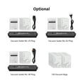 thumbnail image 2 of TFixol 100 PCS Vacuum Sealer Bags Vacuum Sealer Storage Bags Dry & Moist Food Saver Accessories Pre-cut Bag, Single Embossed Surface (6.7 x 9.8in), 2 of 7