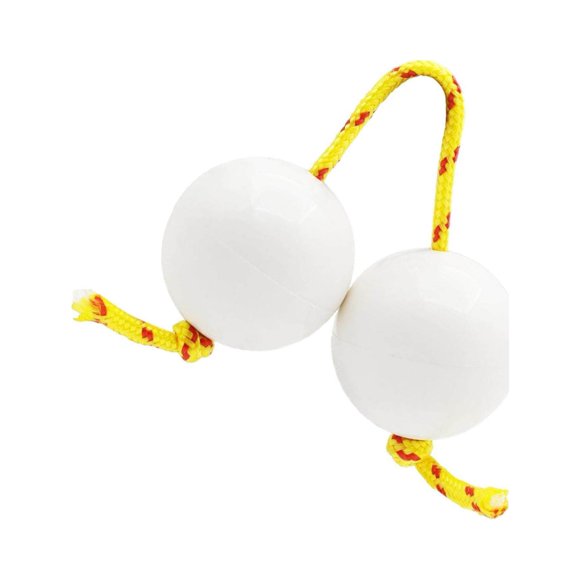 Balle Musicale de Bout des Doigts Balle de Tambour Balle de Sable Rythmique Kashaka Instrument Maracas Percussion Blanc
