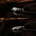 thumbnail image 4 of PAMTIER Men's Stainless Steel Vintage Personality Cool Classic Dragon Fish Biker Pendant a Fish Leaping Over the Dragon Gate Lucky Amulet Necklace, 4 of 5