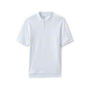 Lands' End School Uniform Men's Tall Short Sleeve Interlock Polo Shirt