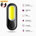 thumbnail image 2 of ROCKBROS COB Mini LED Tail Light USB Rechargeable Dual Color Waterproof Safety Rear Light for Bicycle, 2 of 7